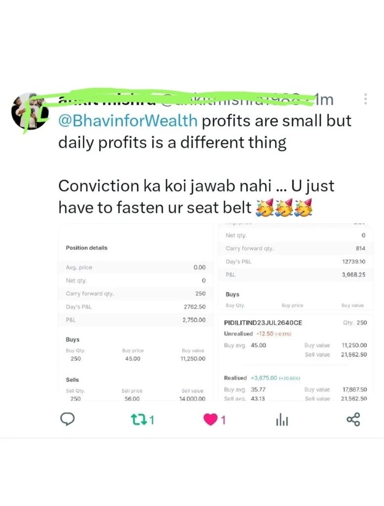 Client testimonial screenshot on Twitter