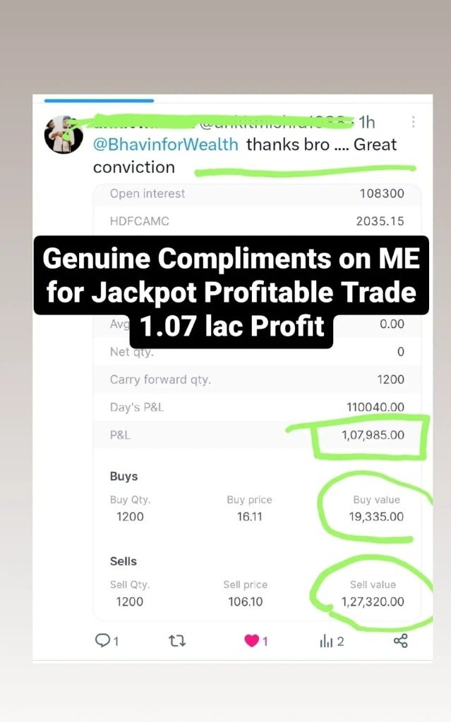 1.07 Lac Jackpot profit trade screenshot
